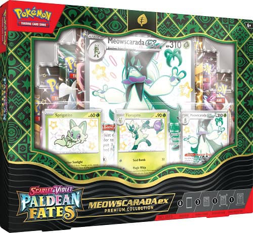 Pokemon Paldean Fates Meowscarada ex Premium Collection