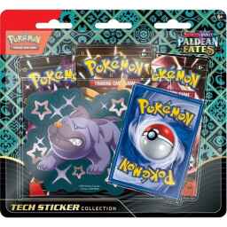 Pokemon Paldean Fates Tech Sticker 3-Pack Blister - Shiny Maschiff