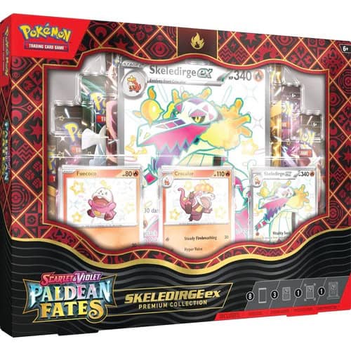 Pokemon Paldean Fates Skeledirge ex Premium Collection