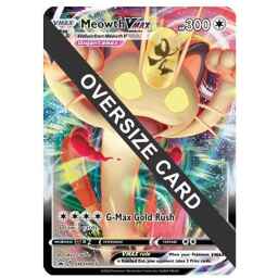 Black Star Promo Jumbo - SWSH005 - Meowth VMAX (oversized)