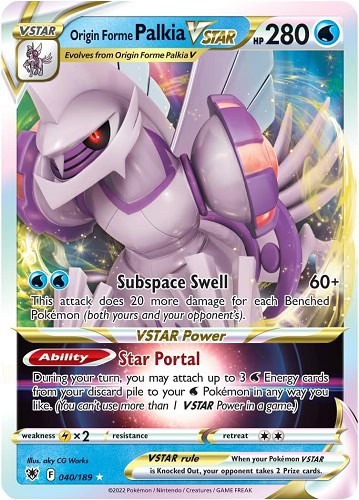 Pokemon League Battle Deck Origin Forme Palkia VSTAR - Bilde 4