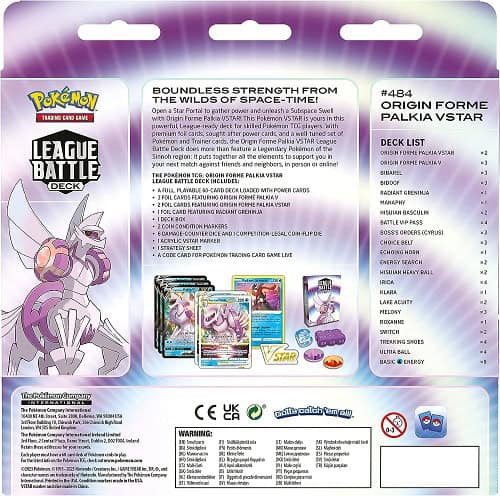 Pokemon League Battle Deck Origin Forme Palkia VSTAR - Bilde 2