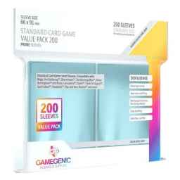 Gamegenic - Prime Standard Sleeves 66x91mm - Clear (Value Pack 200)
