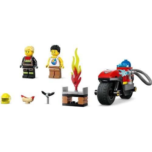 LEGO City 60410 Brannmotorsykkel - Bilde 3