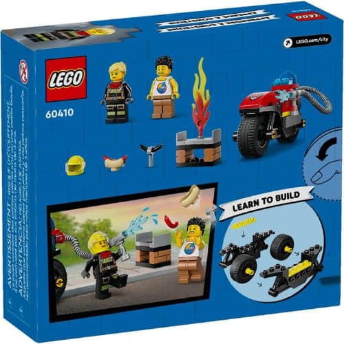 LEGO City 60410 Brannmotorsykkel - Bilde 4