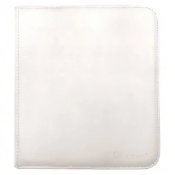 Ultra Pro - 12-Pocket Zippered PRO-Binder - White
