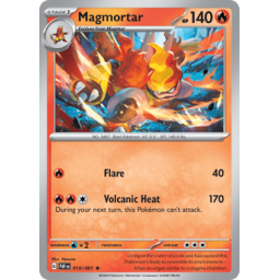 Paldean Fates - 010/091 - Magmortar - Holo