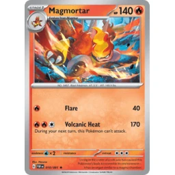 Paldean Fates - 010/091 - Magmortar - Holo