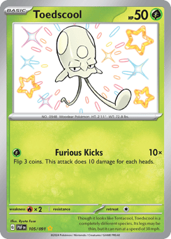 Paldean Fates - 105/091 - Toedscool