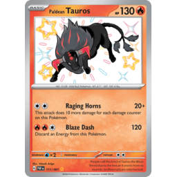 Paldean Fates - 111/091 - Paldean Tauros