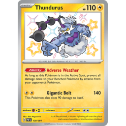 Paldean Fates - 139/091 - Thundurus