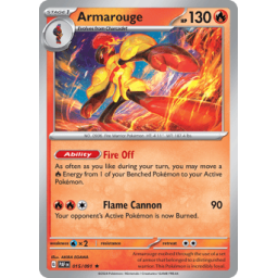 Paldean Fates - 015/091 - Armarouge - Holo