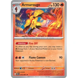 Paldean Fates - 015/091 - Armarouge - Holo
