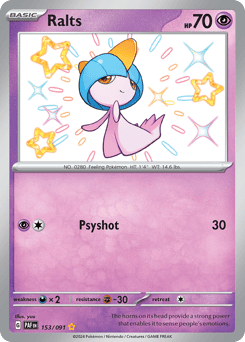 Paldean Fates - 153/091 - Ralts
