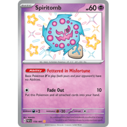 Paldean Fates - 158/091 - Spiritomb