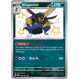 Paldean Fates - 187/091 - Kingambit