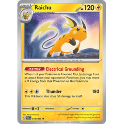Paldean Fates - 019/091 - Raichu - Holo