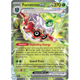 Paldean Fates - 002/091 - Forretress ex