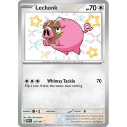 Paldean Fates - 207/091 - Lechonk