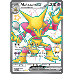 Paldean Fates - 215/091 - Alakazam ex