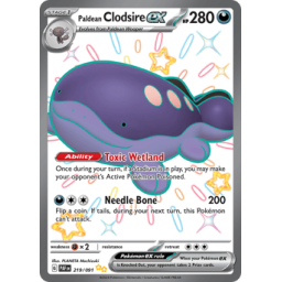 Paldean Fates - 219/091 - Paldean Clodsire ex