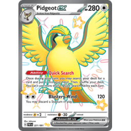 Paldean Fates - 221/091 - Pidgeot ex
