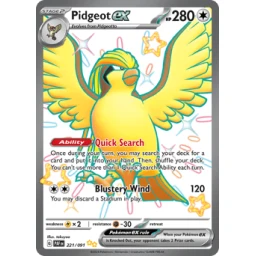 Paldean Fates - 221/091 - Pidgeot ex