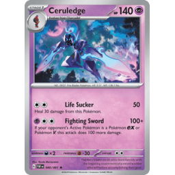 Paldean Fates - 040/091 - Ceruledge - Holo