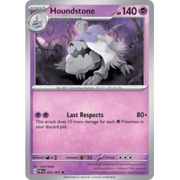 Paldean Fates - 043/091 - Houndstone - Holo
