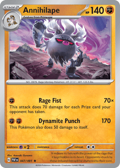 Paldean Fates - 047/091 - Annihilape - Holo