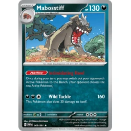 Paldean Fates - 063/091 - Mabosstiff - Holo