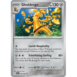 Paldean Fates - 067/091 - Gholdengo - Holo