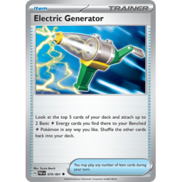 Paldean Fates - 079/091 - Electric Generator