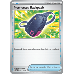 Paldean Fates - 083/091 - Nemona's Backpack