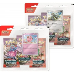 Pokemon Temporal Forces Cleffa + Cyclizar Blister 3-Pack Bundle
