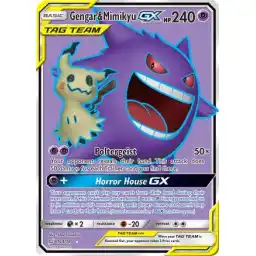 Team Up - 164/181 - Gengar & Mimikyu GX (Moderately Played)