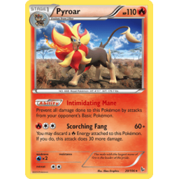 XY Flashfire - 020/106 - Pyroar - Holo Rare