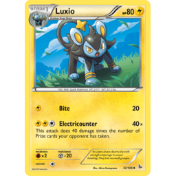 XY Flashfire - 033/106 - Luxio - Reverse Holo