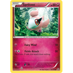 XY Flashfire - 067/106 - Spritzee - Reverse Holo