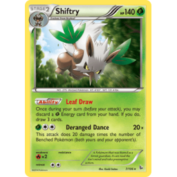 XY Flashfire - 007/106 - Shiftry - Holo Rare
