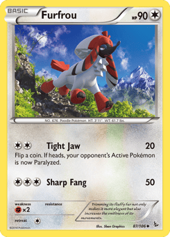 XY Flashfire - 087/106 - Furfrou