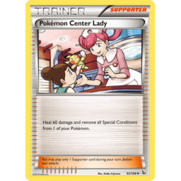 XY Flashfire - 093/106 - Pokemon Center Lady (Moderately Played)