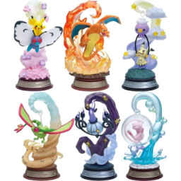 Rement Pokemon Figurer - Swing Vignette Collection - Complete Set