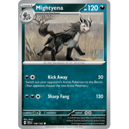Temporal Forces - 106/162 - Mightyena - Reverse Holo