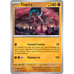 Twilight Masquerade - 110/167 - Ting-Lu - Holo Rare