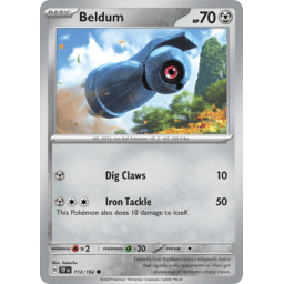 Temporal Forces - 113/162 - Beldum - Reverse Holo