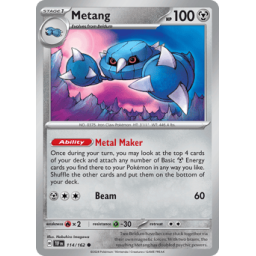 Temporal Forces - 114/162 - Metang - Reverse Holo