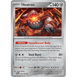 Twilight Masquerade - 123/167 - Heatran - Holo Rare