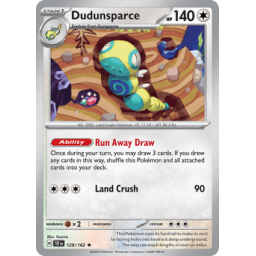 Temporal Forces - 129/162 - Dudunsparce - Holo Rare