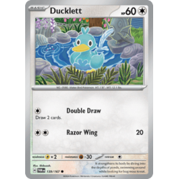 Twilight Masquerade - 139/167 - Ducklett - Reverse Holo